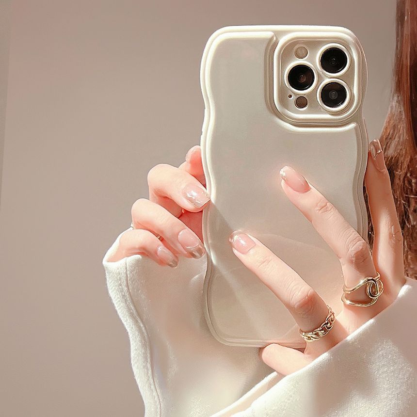 Wavy Phone Case - iPhone 14 Pro Max / 14 Pro / 14 Max / 14 / 13 Pro Max / 13 Pro / 13 / 13 mini / 12 Pro Max / 12 Pro / 12 / 12 mini / 11 Pro Max / 11 Pro / 11 ff2 Wonderland Case