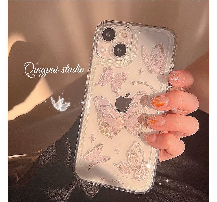 Butterfly Transparent Phone Case - iPhone X / XR / XS / XS Max / 11 / 11 Pro / 11 Pro Max / 12 / 12 Pro / 12 Pro Max / 13 / 13 Pro / 13 Pro Max / 14 / 14 Plus / 14 Pro / 14 Pro Max / 14 Plus W557 Wonderland Case