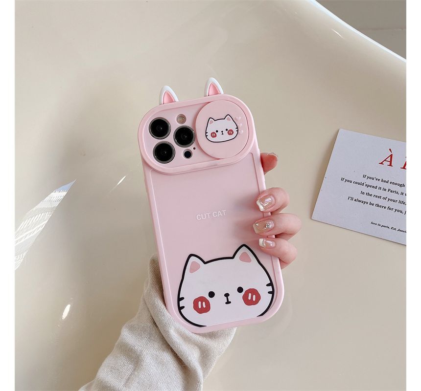 Animal Lens Cover Phone Case - iPhone X / XS / XR / XS Max / 11 / 11 Pro / 11 Pro Max / 12 / 12 Pro / 12 Pro Max / 13 / 13 Pro / 13 Pro Max / 14 / 14 Plus / 14 Pro / 14 Pro Max ff10 Wonderland Case