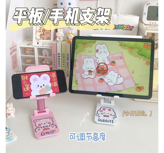 Plastic Foldable Desktop Phone Stand with Sticker (various designs) ff9 Wonderland Case