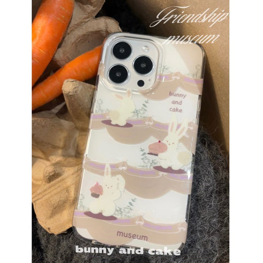 Rabbit Phone Case - iPhone 14 Pro Max / 14 Pro / 14 / 13 / 13 Pro / 13 Pro Max / 12 / 12 Pro / 12 Pro Max BZ15