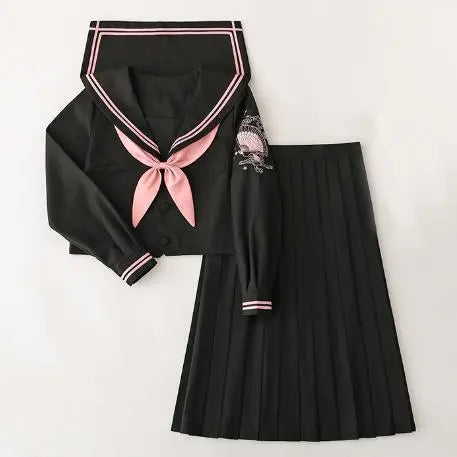 Kawaii Aesthetic Y2K Cute Fairy New Sailor Suit High School Uniform EG426 Egirldoll