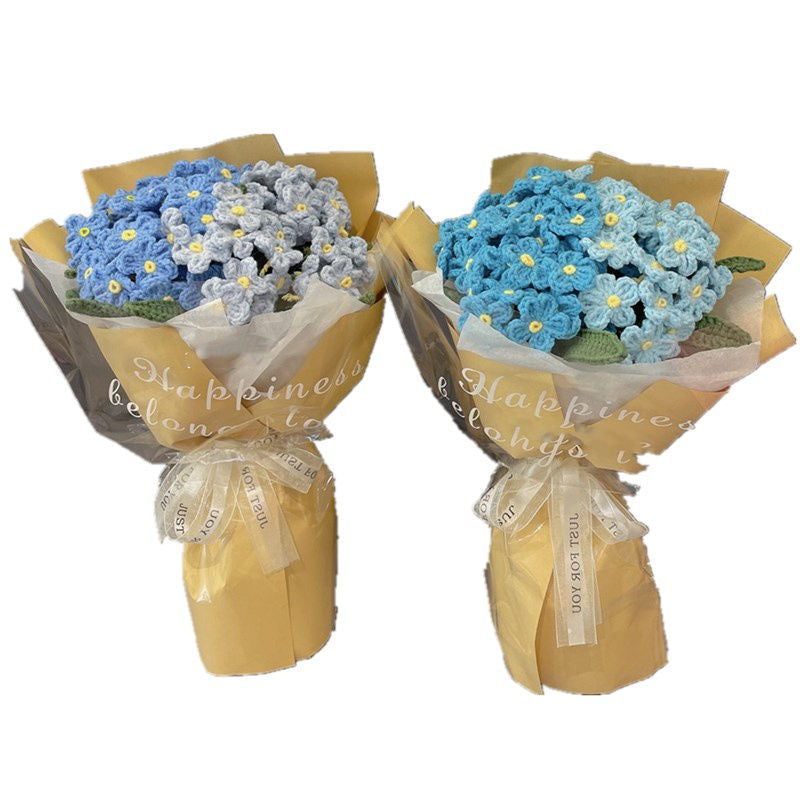Handmade Forget-Me-Not Flower Bouquet - Pink Pink