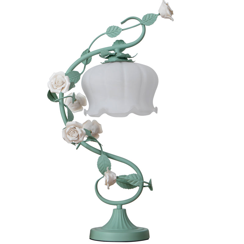 Art Nouveau Floral Night Lamp W425 Pink