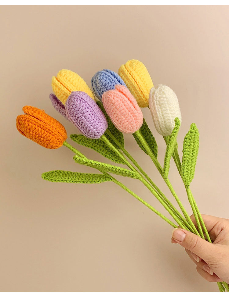 Crochet Tulip Flowers