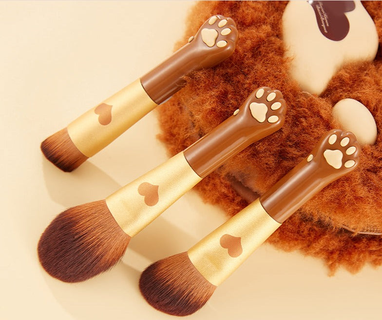 Kawaii Cat Paw Fluffy Makeup Brush ME65 Wonderland Case