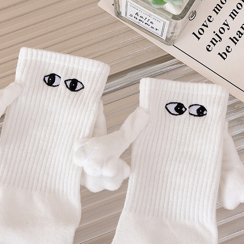 Cute Holding Hands Magnetic Socks MK Kawaii Store