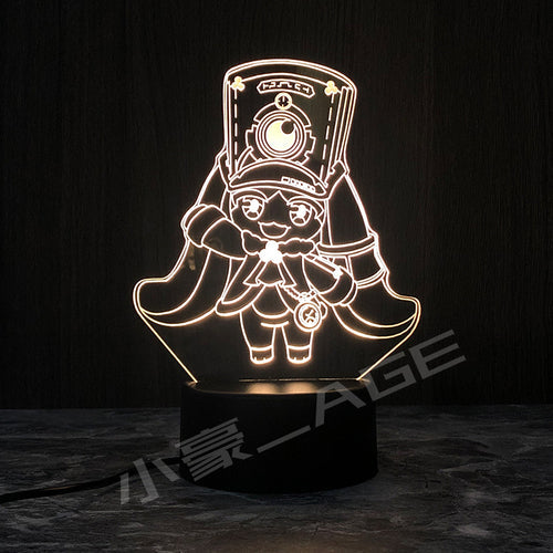 Honkai Star Rail Bailu March 7th Jing Yuan Dres Lamps ON775 KawaiiMoriStore
