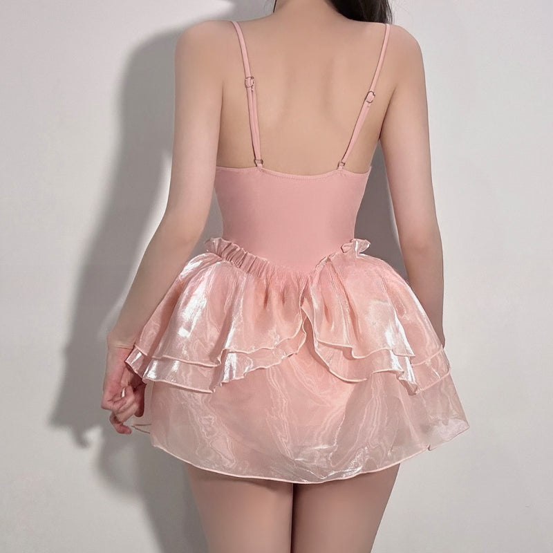 Pink Black Baddie Queen Dress W612 KawaiiMoriStore