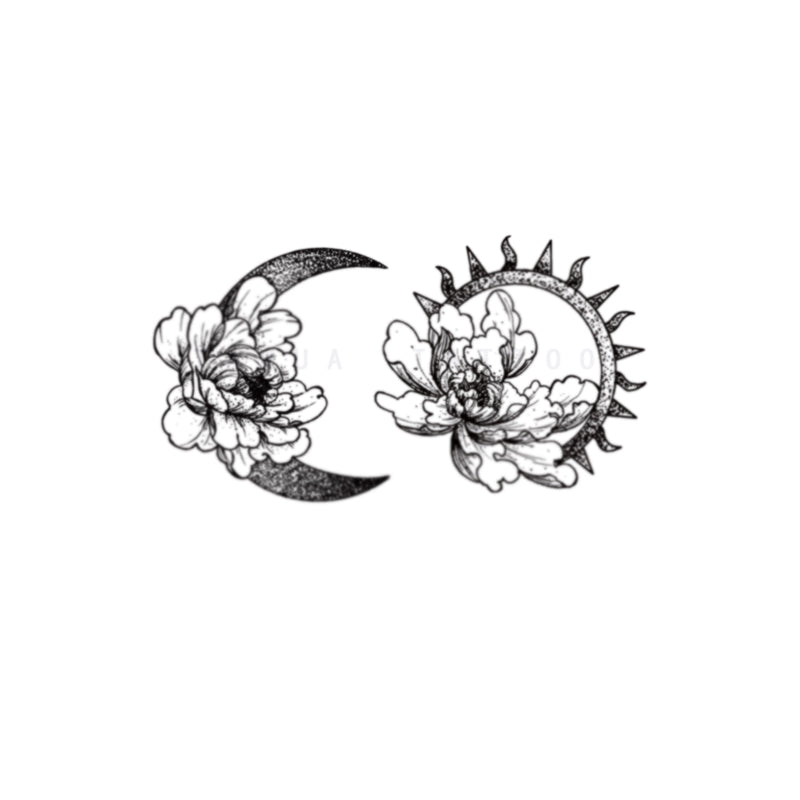 Moon Flower Ink Moon Flower Tattoo