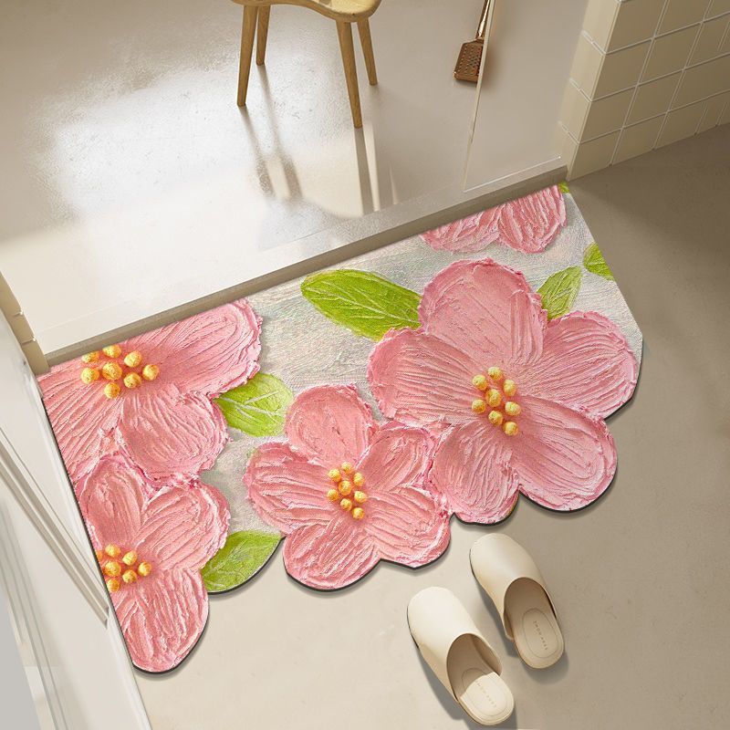 Diatom mud oil painting foot mat bathroom mat Wonderland Case