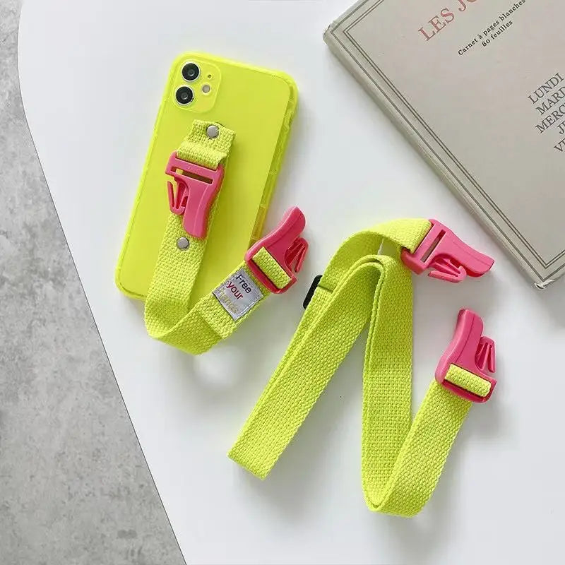 Adjustable Wrist Strap Holder iPhone Case BP243 - iphone 