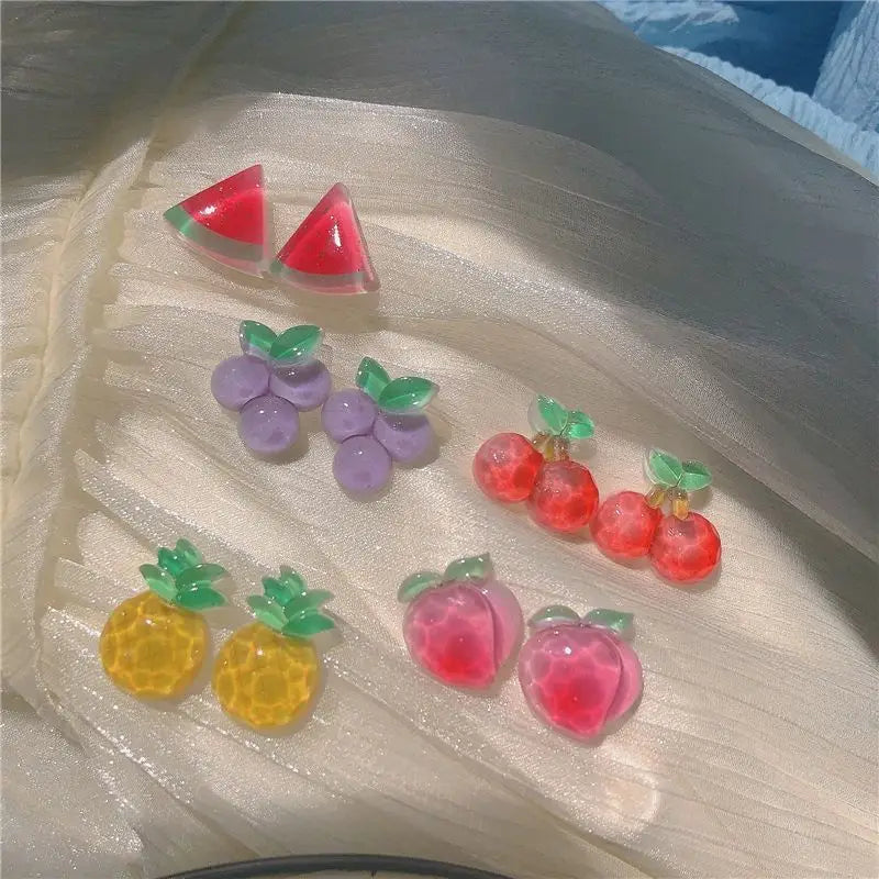 Fruit Resin Earring-1