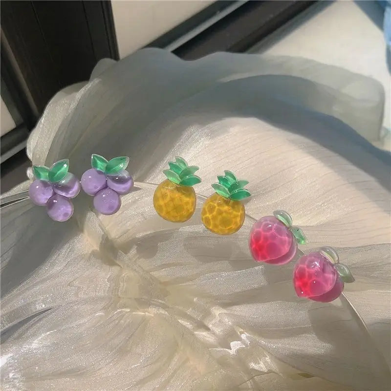 Fruit Resin Earring-2