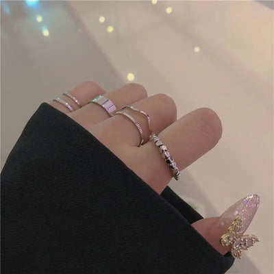 Set of 6: Knuckle Ring-1