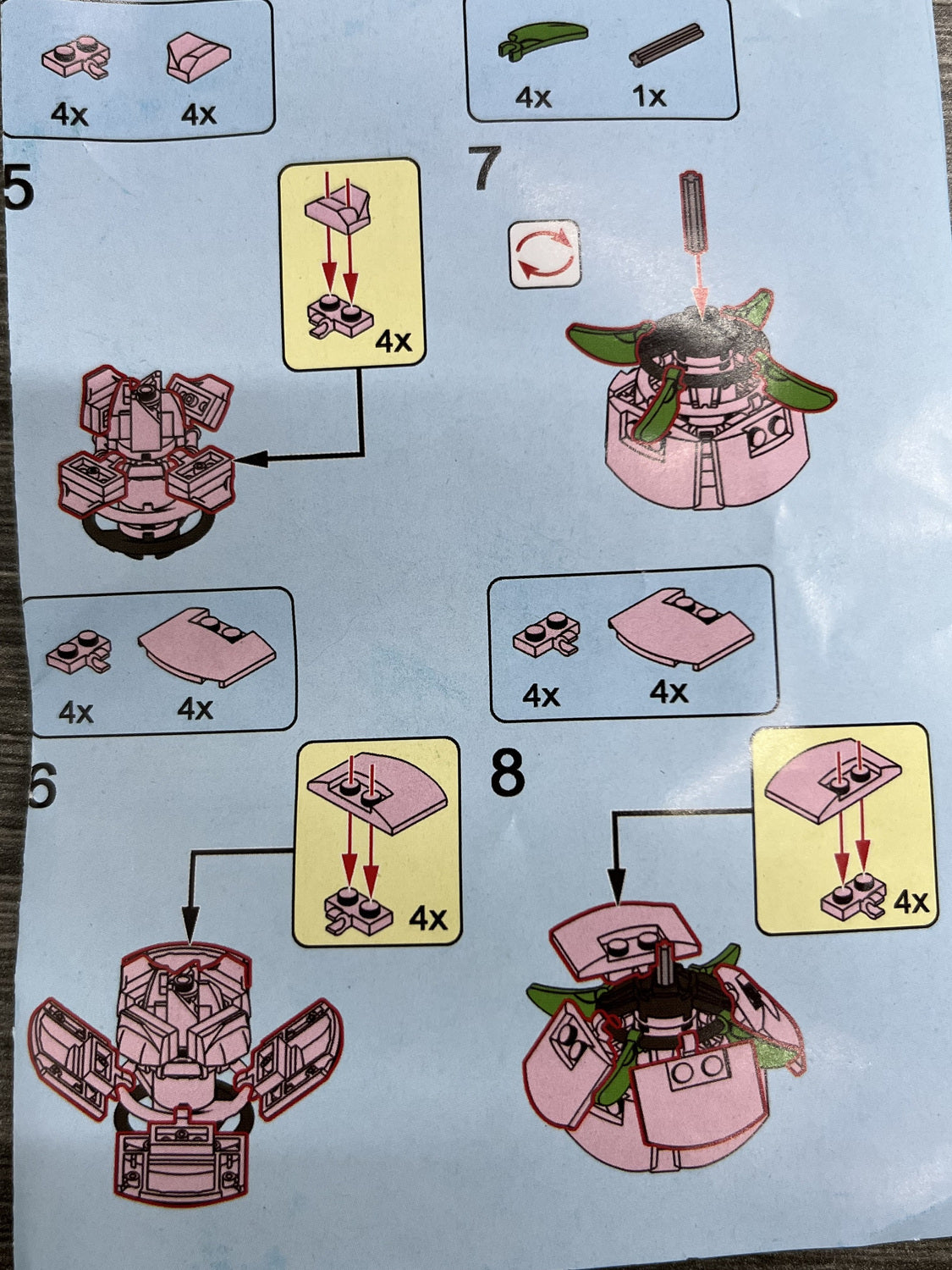 DIY Building Blocks Flower Girlfriends Gift - Pink Wonderland Case