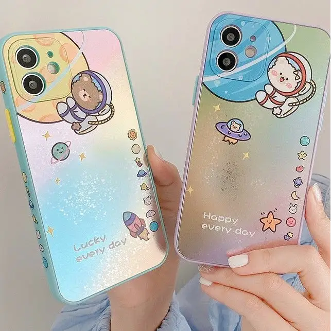 Animal Astronaut Holographic Phone Case - iPhone 12 Pro Max 