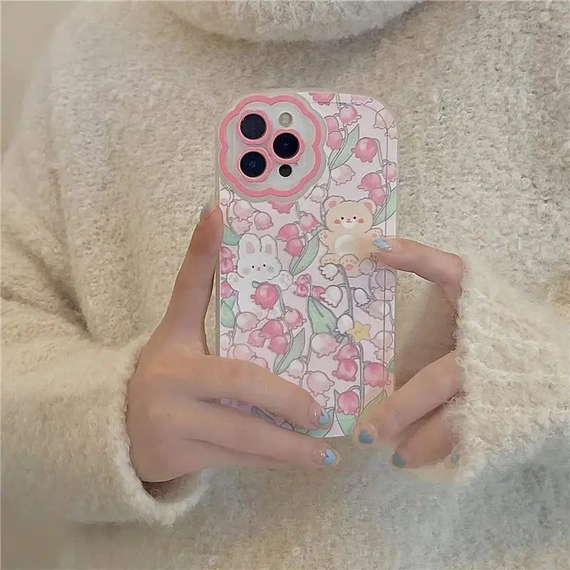 Animal Flower Phone Case - iPhone 13 Pro Max / 13 Pro / 13 /