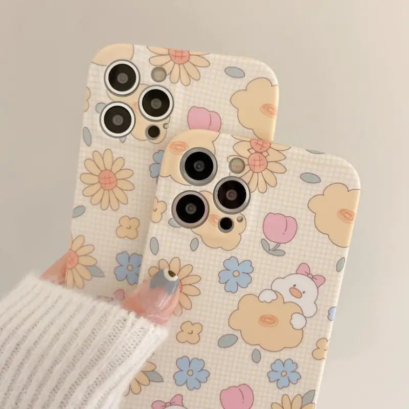 Animal Flower Phone Case - iPhone 7 / 8 / SE / 7 Plus / 8 