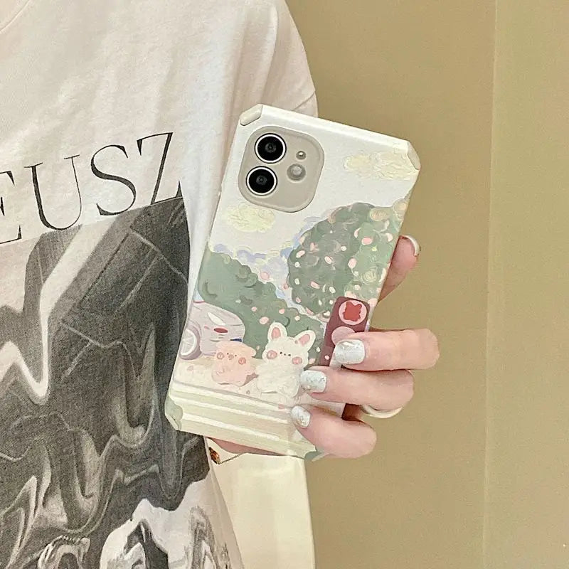 Animal Mirrored Phone Case - iPhone 12 Pro Max / 12 Pro / 12 / 12 mini / 11 Pro Max / 11 Pro / 11 / SE / XS Max / XS / XR / X / SE 2 / 8 / 8 Plus / 7 / 7 Plus-7