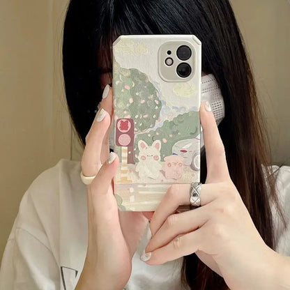 Animal Mirrored Phone Case - iPhone 12 Pro Max / 12 Pro / 12 / 12 mini / 11 Pro Max / 11 Pro / 11 / SE / XS Max / XS / XR / X / SE 2 / 8 / 8 Plus / 7 / 7 Plus-4