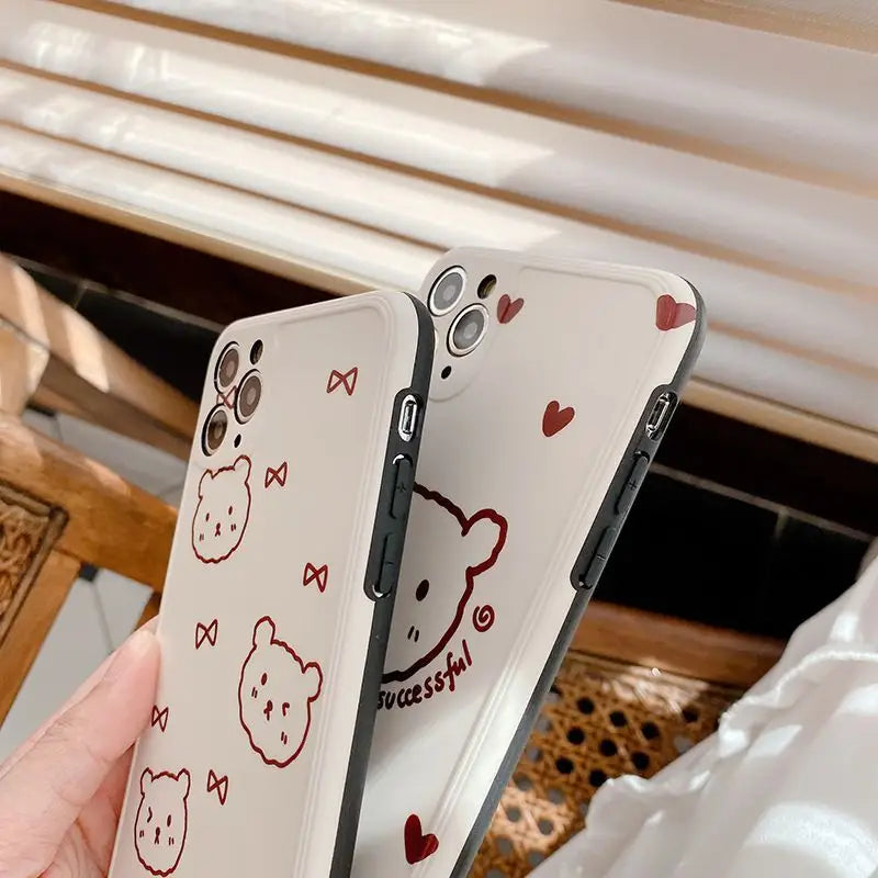 Animal Print Phone Case - iPhone 11 Pro Max / 11 Pro / 11 / SE / XS Max / XS / XR / X / 8 / 8 Plus / 7 / 7 Plus / 6s / 6s Plus-4