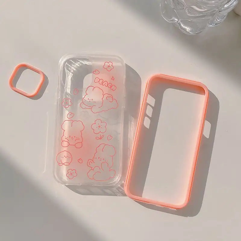 Animal Transparent Phone Case - iPhone 12 Pro Max / 12 Pro / 12 / 12 mini / 11 Pro Max / 11 Pro / 11 / SE / XS Max / XS / XR / X / SE 2 / 8 / 8 Plus / 7 / 7 Plus-6