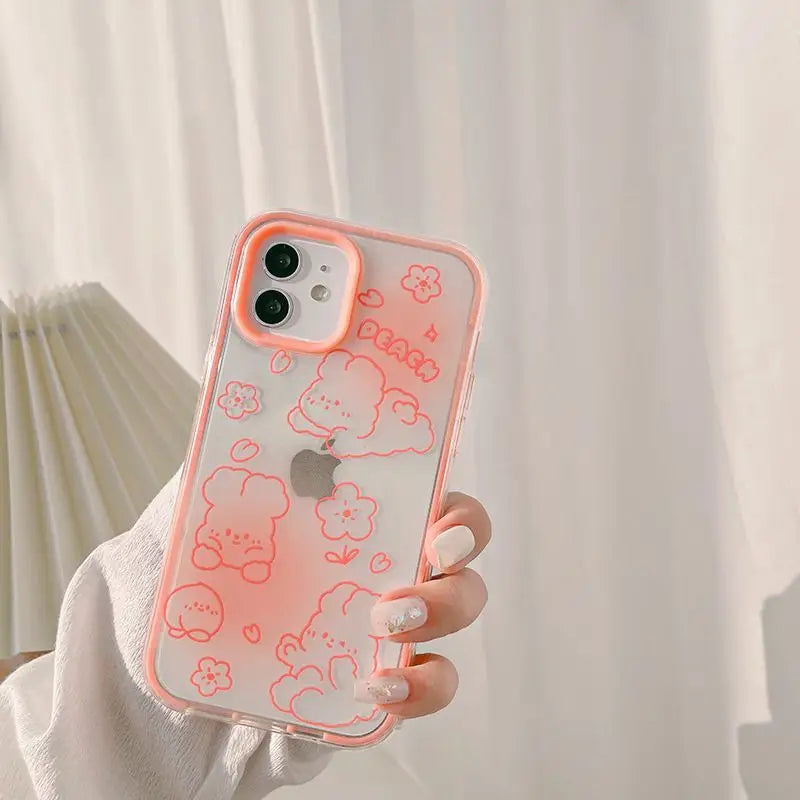 Animal Transparent Phone Case - iPhone 12 Pro Max / 12 Pro / 12 / 12 mini / 11 Pro Max / 11 Pro / 11 / SE / XS Max / XS / XR / X / SE 2 / 8 / 8 Plus / 7 / 7 Plus-2