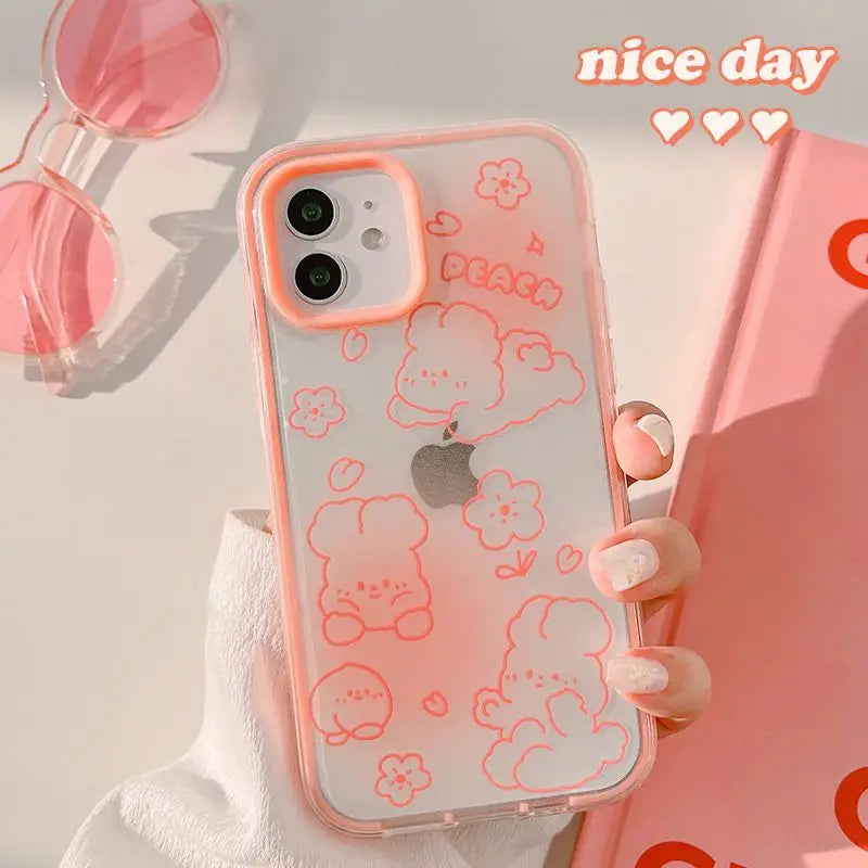 Animal Transparent Phone Case - iPhone 12 Pro Max / 12 Pro / 12 / 12 mini / 11 Pro Max / 11 Pro / 11 / SE / XS Max / XS / XR / X / SE 2 / 8 / 8 Plus / 7 / 7 Plus-10