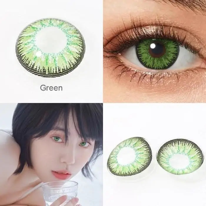 Anime Colored Contact Lenses C16647 - Green