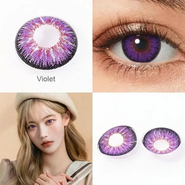Anime Colored Contact Lenses C16647 - Violet
