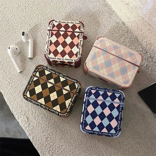 Argyle  Airpods Earphone Case Skin-1