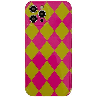 Argyle Phone Case - iPhone 12 Pro Max / 12 Pro / 12 / 11 Pro Max / 11 Pro / 11 / XS Max / XS / XR / X / 8 Plus / 7 Plus-12