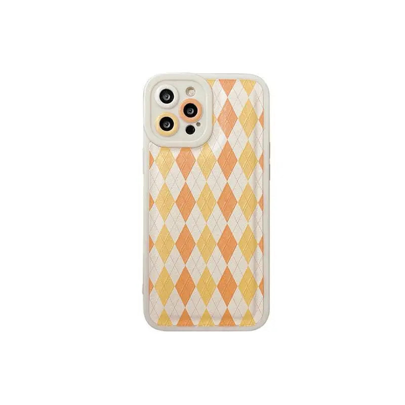 Argyle Phone Case - iPhone 13 Pro Max / 13 Pro / 13 / 12 Pro Max / 12 Pro / 12 / 11 Pro Max / 11 Pro / 11 / XS Max / XR / XS / X / 8 Plus / 7 Plus-2