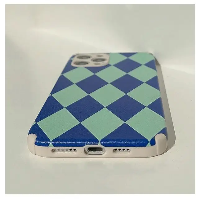 Argyle Phone Case - iPhone 13 Pro Max / 13 Pro / 13 / 13 mini / 12 Pro Max / 12 Pro / 12 / 12 mini / 11 Pro Max / 11 Pro / 11 / SE / XS Max / XS / XR / X / SE 2 / 8 / 8 Plus / 7 / 7 Plus-9