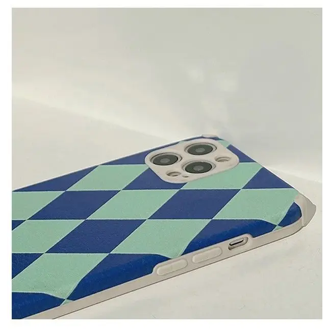 Argyle Phone Case - iPhone 13 Pro Max / 13 Pro / 13 / 13 mini / 12 Pro Max / 12 Pro / 12 / 12 mini / 11 Pro Max / 11 Pro / 11 / SE / XS Max / XS / XR / X / SE 2 / 8 / 8 Plus / 7 / 7 Plus-8