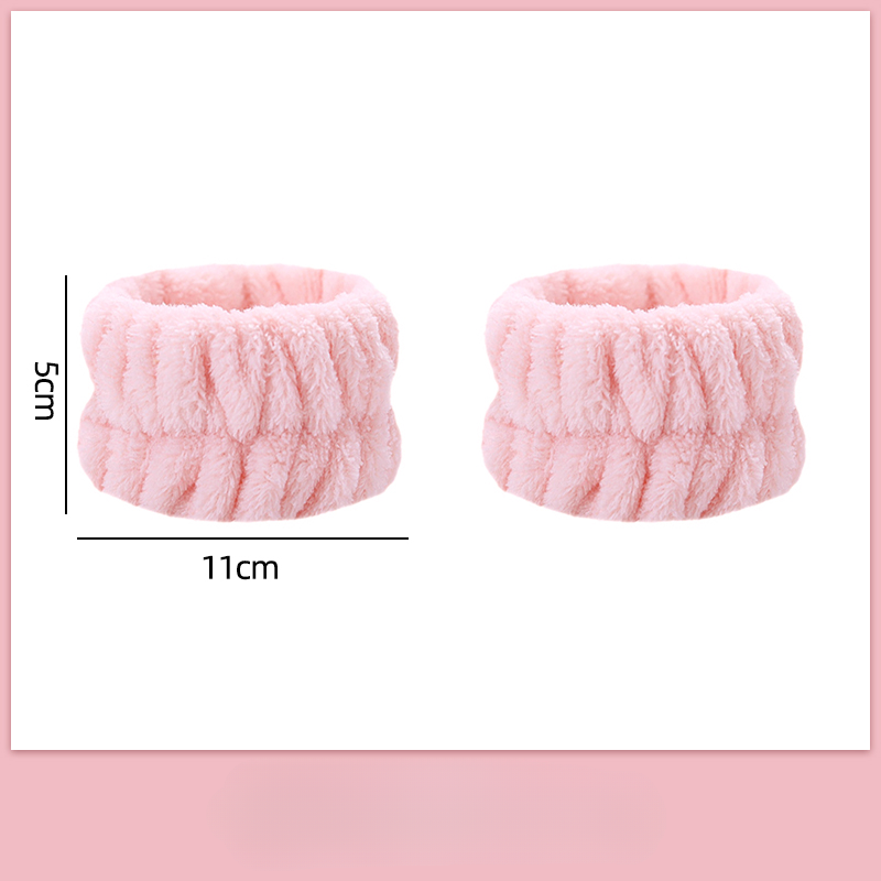 Cute Pink Blue White Wrist Makeup Bands ON687 Cospicky