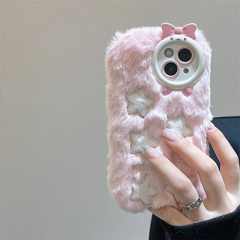 Fluffy Pastel Star Phone Case