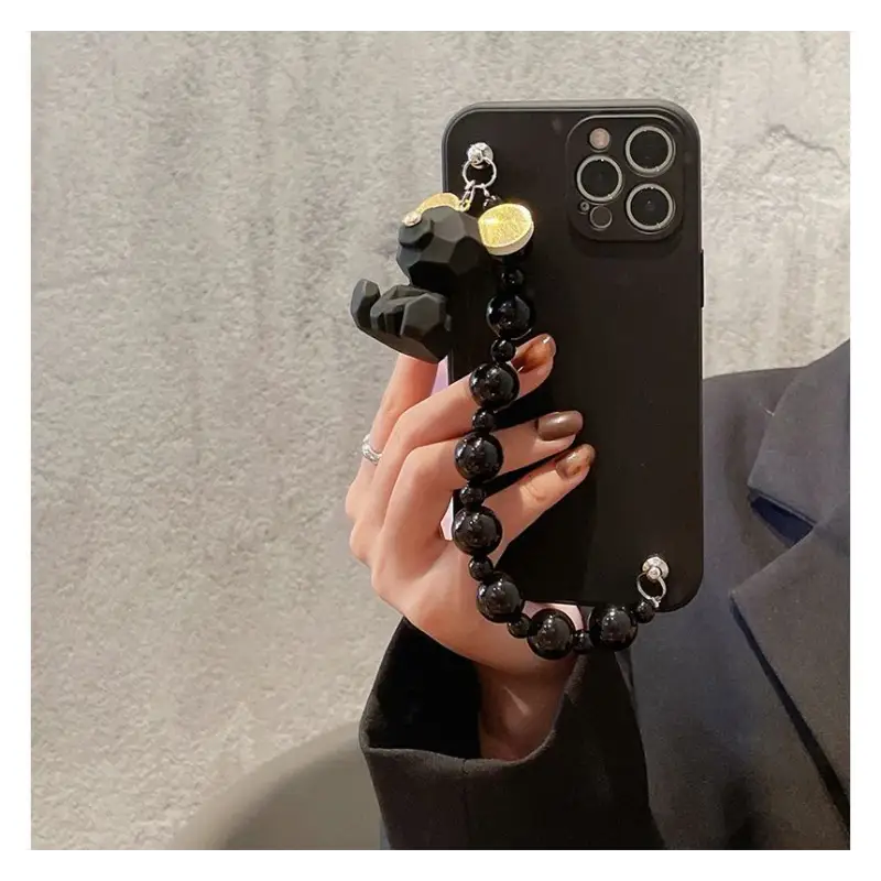 Bear Chain Phone Case - iPhone 13 Pro Max / 13 Pro / 13 / 13