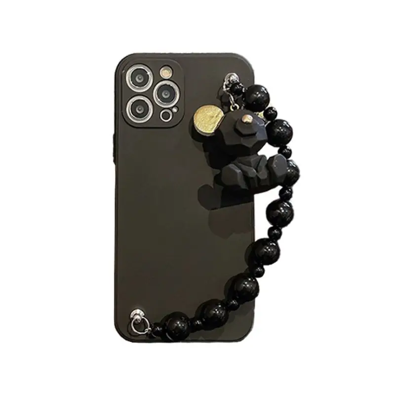 Bear Chain Phone Case - iPhone 13 Pro Max / 13 Pro / 13 / 13