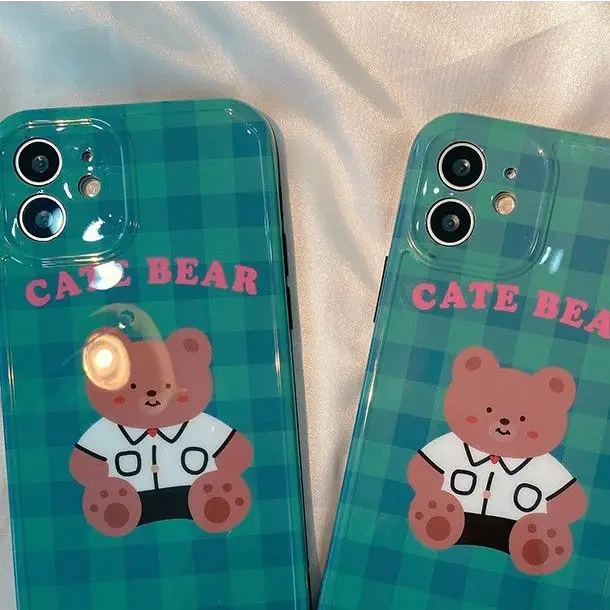 Bear Check Phone Case - iPhone 13 Pro Max / 13 Pro / 13 / 13