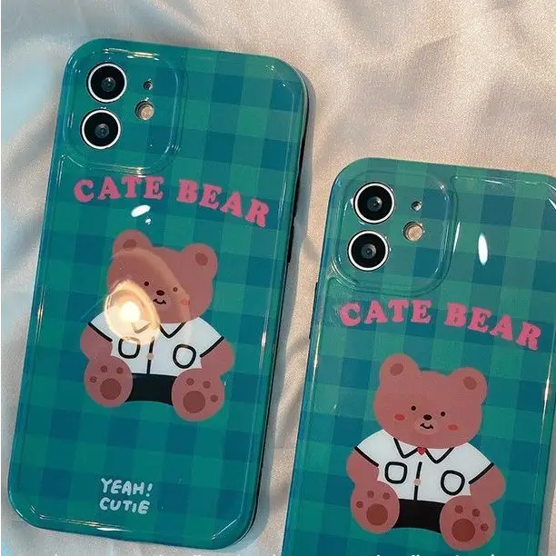 Bear Check Phone Case - iPhone 13 Pro Max / 13 Pro / 13 / 13