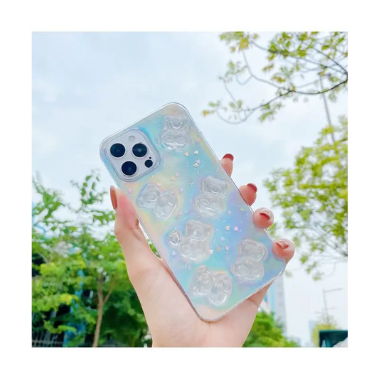 Bear Holographic Phone Case - iPhone 12 / iPhone 12 Pro / 