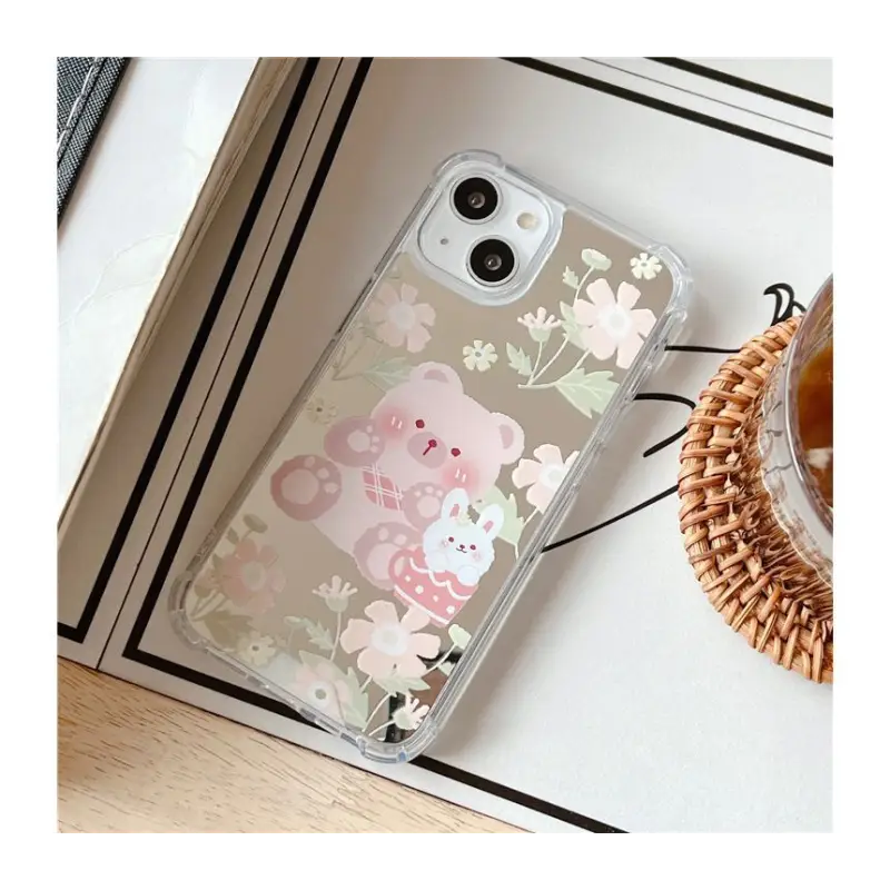 Bear Mirrored Phone Case - Iphone 7 / 7 Plus / 8 / 8 Plus / 