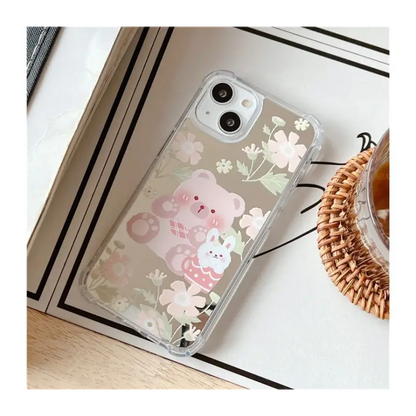 Bear Mirrored Phone Case - Iphone 7 / 7 Plus / 8 / 8 Plus / 