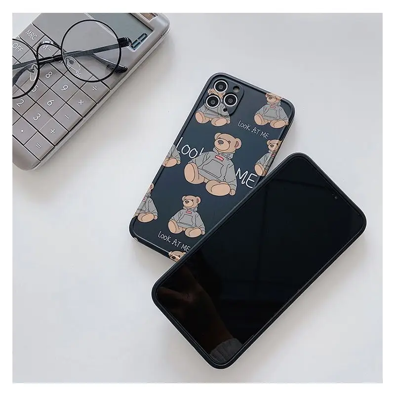 Bear Print Phone Case - iPhone 11 Pro Max / 11 Pro / 11 / SE