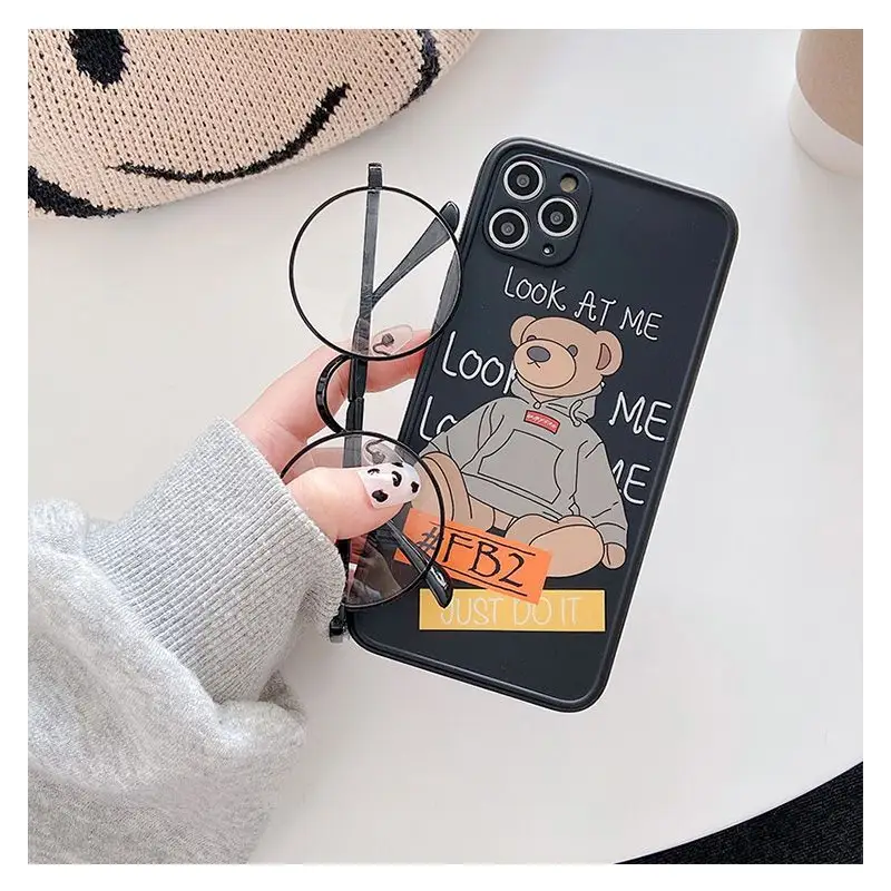 Bear Print Phone Case - iPhone 11 Pro Max / 11 Pro / 11 / SE