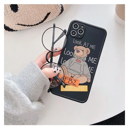 Bear Print Phone Case - iPhone 11 Pro Max / 11 Pro / 11 / SE