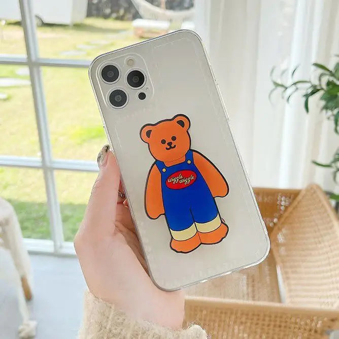 Bear Transparent Phone Case - iPhone 12 Pro Max / 12 Pro / 