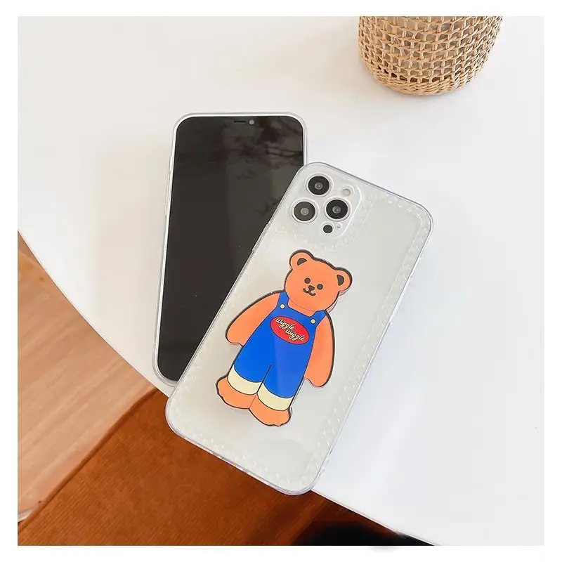 Bear Transparent Phone Case - iPhone 12 Pro Max / 12 Pro / 